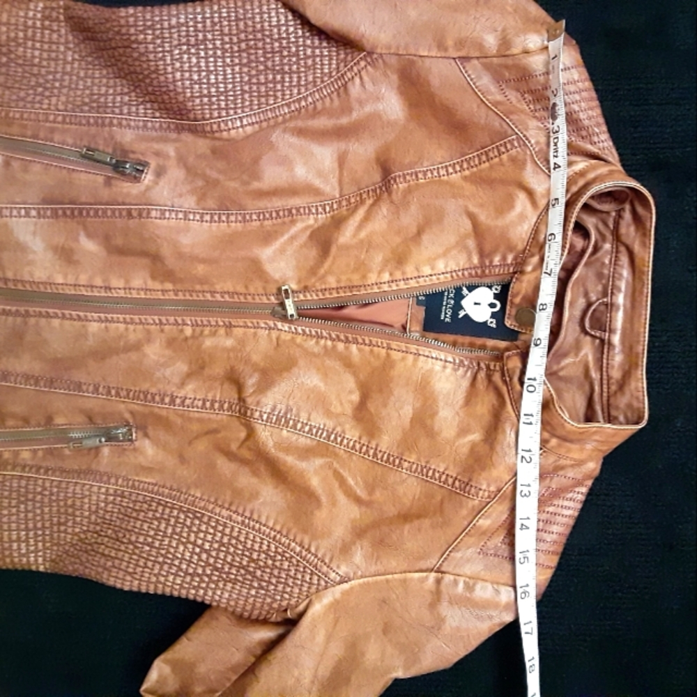 Faux Leather Jacket - Picture 2 of 12